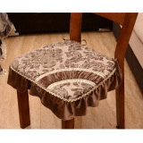 欧式餐椅垫布艺座垫防滑餐桌椅垫 秋冬加厚红木凳子椅子实惠便宜