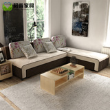 昭鑫定制可拆洗布艺沙发床小户型客厅折叠两用沙发多功能懒人沙发