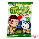 七月临期促销日本进口零食 不二家牛奶妹peko 抹茶棒棒糖 期间限