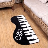 可爱小钢琴防滑脚垫吸水地垫防滑垫厨房地毯儿童卧室床边垫可定做