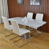 出口意大利钢化玻璃伸缩餐桌 简约时尚现代 多功能旋转可折叠餐台