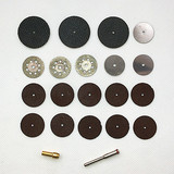 微型 电钻 电磨 配件 切割片 套装 4种 切片 21 pc 套 件