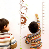 唯美儿童房宝宝身高尺幼儿园成人量身高贴纸装饰画简约可移除墙贴