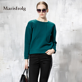 Marisfrolg玛丝菲尔 时尚休闲宽松短款上衣 专柜正品冬季女装新
