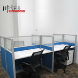 新款办公家具屏风办公桌椅组合6人位4人公司隔断工作位多人电脑桌