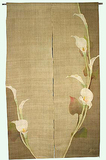 日本代购 日式挂毯 壁毯 艺术风格花朵精美装饰编织壁挂