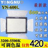 永诺 YN-600L 可调色温LED摄影灯 微电影摄像人像常亮补光灯