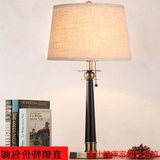 美式落地台灯简约复古铜中式客厅书房灯欧式创意卧室床头装饰灯具