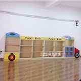 巴士造型组合柜 豪华木质组合柜 儿童玩具收纳架 特价促销