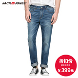 JackJones杰克琼斯夏季天丝修身直筒休闲牛仔裤男薄款C|216232007