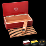 【100支】Habanos哈瓦那进口雪茄保湿盒箱COHIBA雪松木清新靓丽