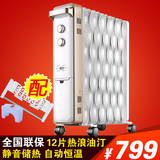 先锋电热油汀取暖器电暖器电暖气片恒温特价12片正品节能2015新款