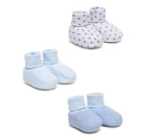 英国正品mothercare童装代购蓝色系婴儿鞋脚套袜套3双