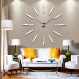 简约超大尺寸钟表创意挂钟墙贴钟 现代DIY艺术挂钟个性时钟挂表