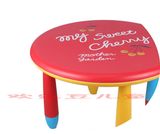 日本购阿木童儿童塑料桌椅幼儿园宝宝画画桌游戏桌椅卡通桌凳子安