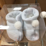 日本代购 MIKI HOUSE婴儿宝宝纯棉保暖鞋袜步前鞋日本制秋冬新款