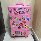 特价韩国正品复古旅行箱万向轮拉杆箱女皮箱行李箱新娘结婚子母箱
