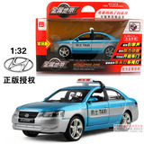 彩珀 北京现代出租车 的士 计程车TAXI 声光儿童合金汽车模型玩具
