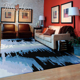 慕尔本新西兰进口手工羊毛地毯 中式现代客厅卧室茶几中国风水墨