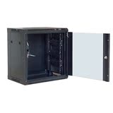振普加厚小机柜9u 标准网络机柜0.5米 壁挂式交换机柜 玻璃门款