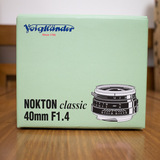 福伦达Voigtlander NOKTON 40mmF1.4 VM卡口 MC. SC