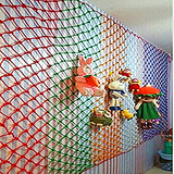 彩色装饰网照片墙服装店挂衣网儿童安全网阳台楼梯护栏防护网绳网