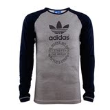 专柜正品Adidas/三叶草2014秋新款男款针织运动长袖T恤M69423