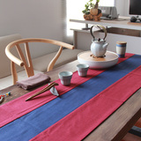 茶席桌旗 复古亚麻棉麻布艺茶垫 干泡茶具桌布桌旗茶道配件日式风