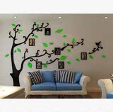 创意相片树立体墙贴水晶亚克力墙贴沙发电视照片墙贴温馨3D墙贴
