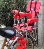 三立兴畅销款电动车自行车后置座椅儿童安全座椅可折叠可配棉雨篷