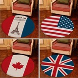 外贸美国国旗英国国旗地垫 地毯 椅子地垫 防滑垫 室内居家地毯