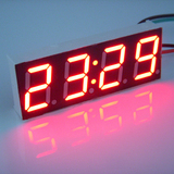 0.56 车载改装LED电子时钟 汽车数显时间表 数字时钟表夜光秒表