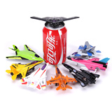 彩珀战斗机客机模型儿童合金飞机玩具 航母舰载机飞机回力玩具