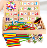 宝宝早教玩具 儿童识数字卡片1-100  学习黑板 数学棒教具0-3-6岁