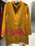 2015新款专柜正品高档双面羊毛羊绒梦菲雪品牌大衣MF15D9102