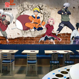 瓷砖3D地砖卫生间地板砖日本动漫卡通火影忍者动漫城动漫展背景墙