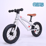 包邮儿童平衡车铝合金踏行车滑行车双轮无脚踏车适合6-12岁可改装