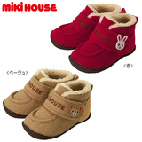 日本代购现货Mikihouse 一段二段雪地靴秋冬款学步鞋婴儿鞋机能鞋