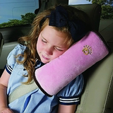 汽车座椅安全带套 儿童加长护肩套车用睡枕可爱卡通毛绒睡觉用品