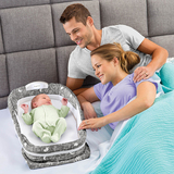 便携式婴儿床可折叠新生儿小床bb床中床上床围婴儿换尿布台婴妮儿