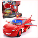 赛车汽车总动员2变形车模型玩具大号飞行板牙闪电麦昆男孩玩具