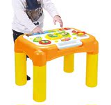 dh学习桌多功能早教双语游戏桌 益智玩具台 宝宝游戏桌 充电版