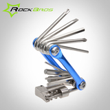 ROCKBROS自行车修车工具山地车补胎修车套装多功能便携组合截链器