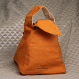 韩国正品雪花秀多功能化妆包 便当包 方包 现货大牌精品包包橙色