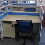 员工屏风办公桌卡位组合单人位职员桌隔断办公话务桌子电脑工作位