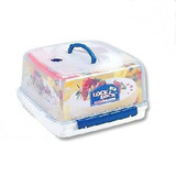 正品韩国乐扣乐扣手提HLS102蛋糕盒9英寸食品盒收纳盒保鲜盒