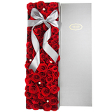以爱之名花店高端66朵红玫瑰鲜花礼盒重庆送花求婚求爱生日礼