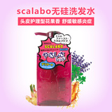日本进口正品Scalabo滋润保湿无硅油洗发水防脱发果香洗发露水