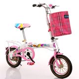 兰泊尔儿童折叠自行车男女孩童车12寸14寸16寸3岁以上小孩子单车