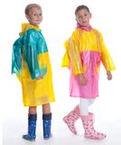 带书包位袖子儿童雨衣雨披3-4-5-6-7-8-9岁男女孩小学生雨衣包邮